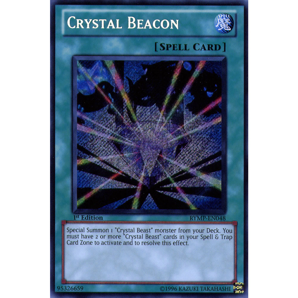 Crystal Beacon RYMP-EN048 Yu-Gi-Oh! Card from the Ra Yellow Mega Pack Set