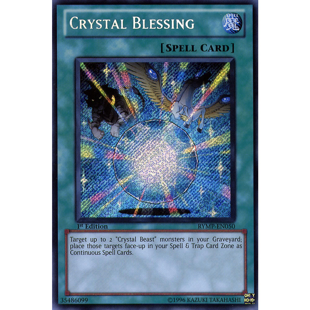 Crystal Blessing RYMP-EN050 Yu-Gi-Oh! Card from the Ra Yellow Mega Pack Set