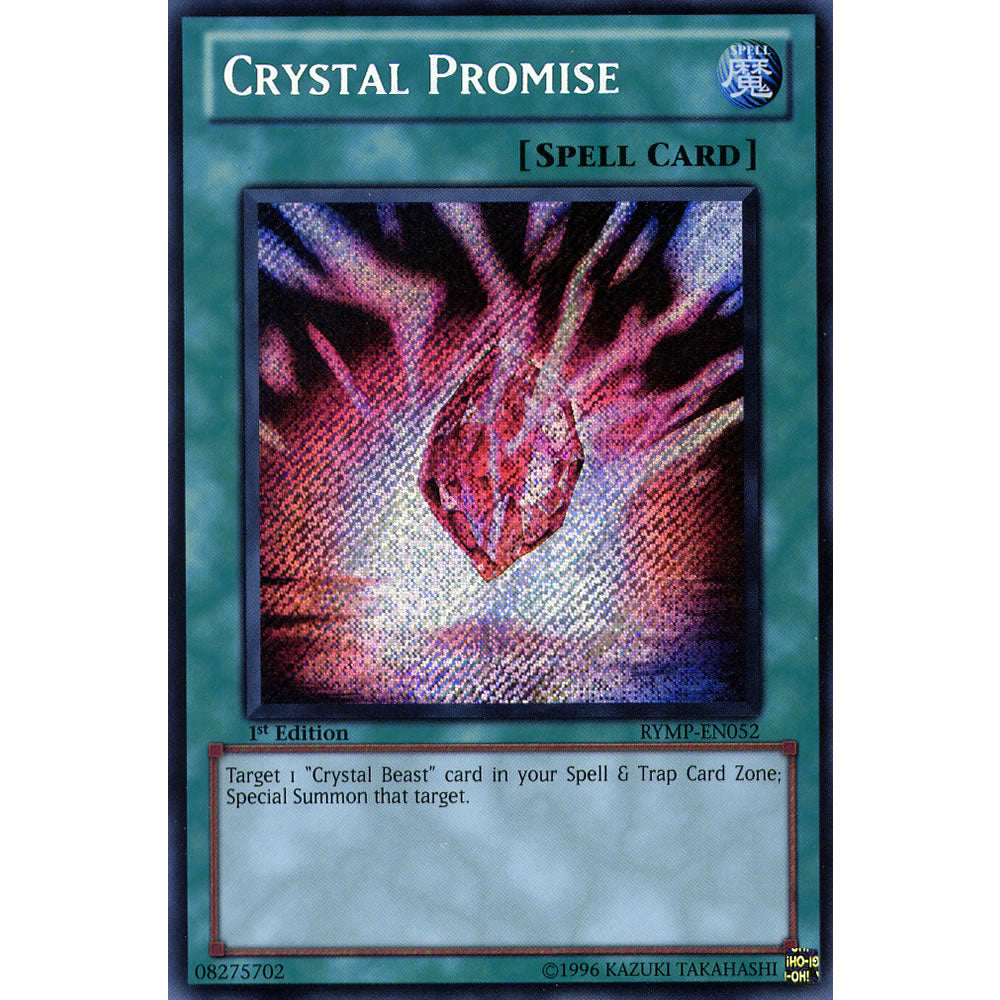 Crystal Promise RYMP-EN052 Yu-Gi-Oh! Card from the Ra Yellow Mega Pack Set
