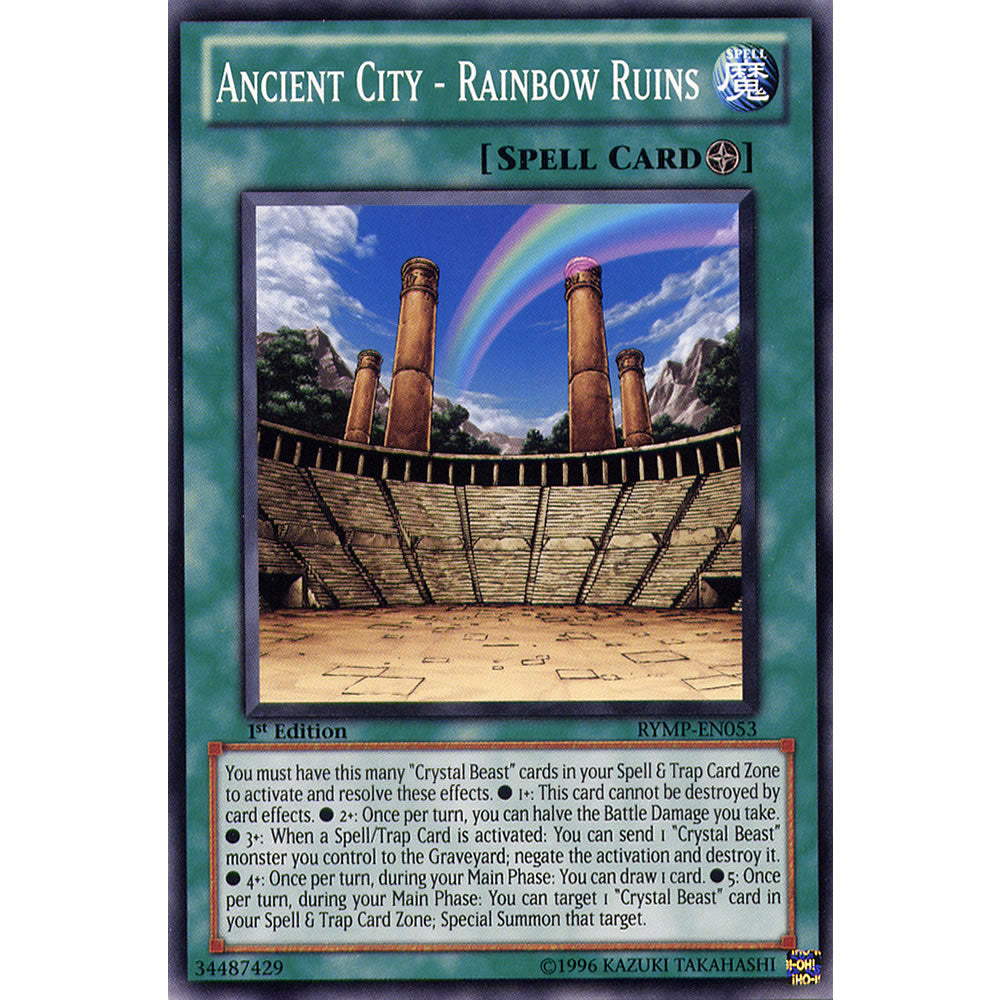 Ancient City - Rainbow Ruins RYMP-EN053 Yu-Gi-Oh! Card from the Ra Yellow Mega Pack Set