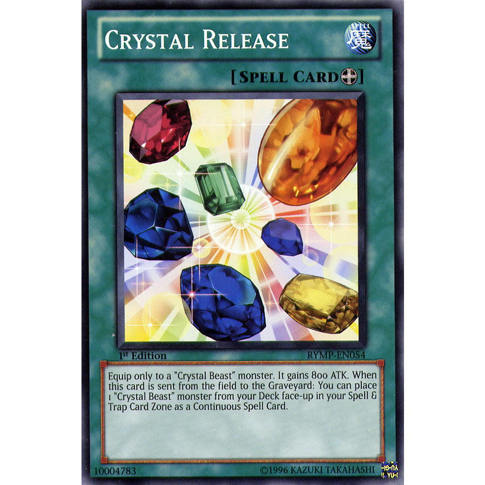 Crystal Release RYMP-EN054 Yu-Gi-Oh! Card from the Ra Yellow Mega Pack Set