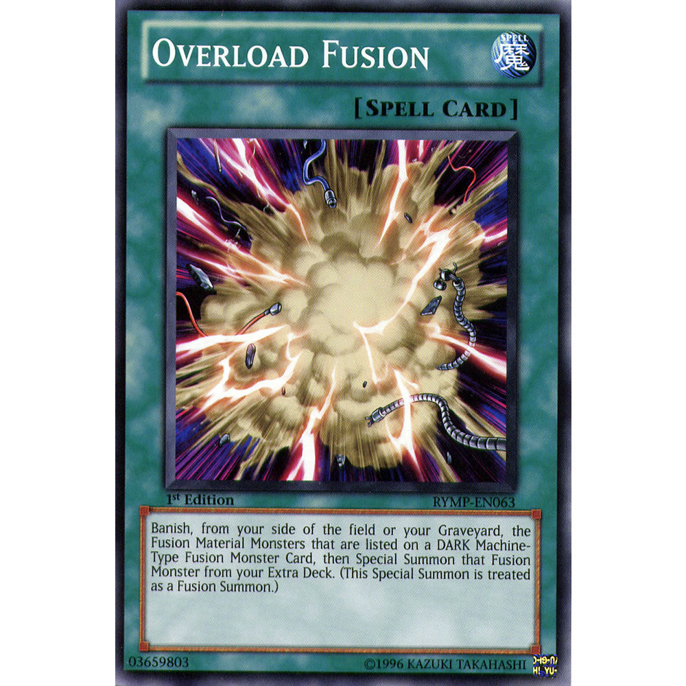 Overload Fusion RYMP-EN063 Yu-Gi-Oh! Card from the Ra Yellow Mega Pack Set