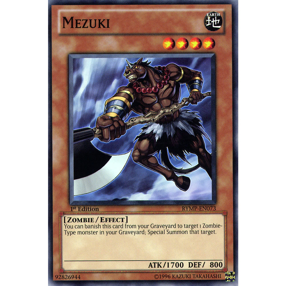 Mezuki RYMP-EN073 Yu-Gi-Oh! Card from the Ra Yellow Mega Pack Set