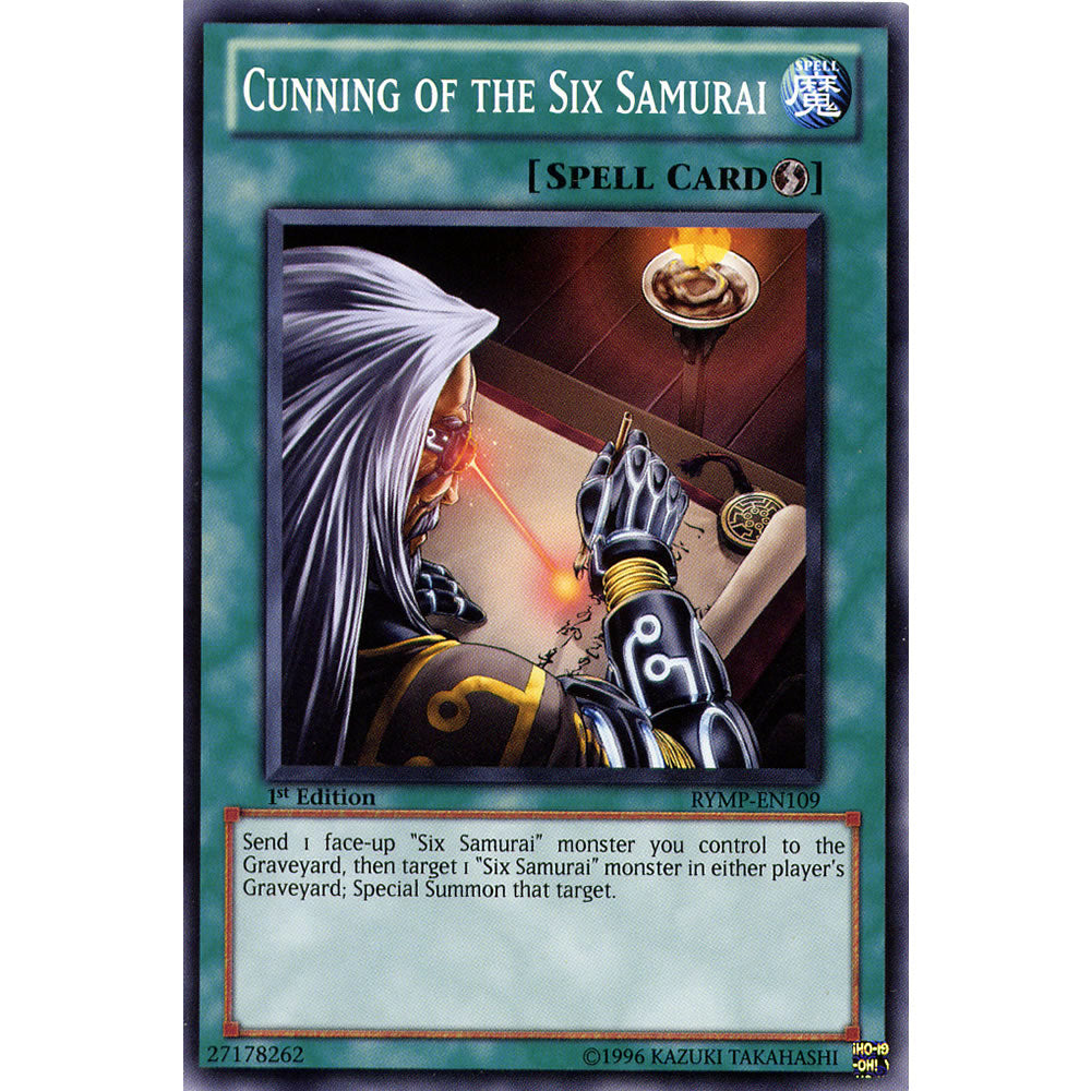 Cunning of the Six Samurai RYMP-EN109 Yu-Gi-Oh! Card from the Ra Yellow Mega Pack Set