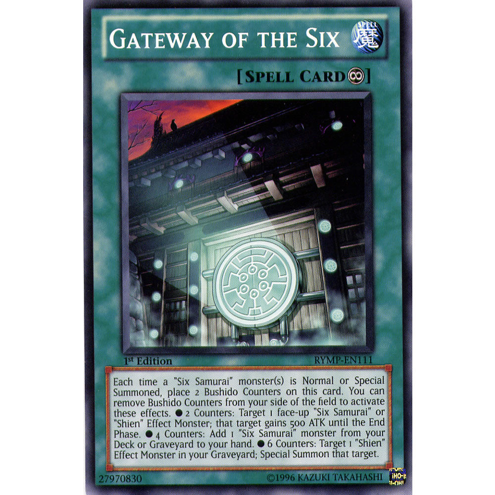 Gateway of the Six RYMP-EN111 Yu-Gi-Oh! Card from the Ra Yellow Mega Pack Set