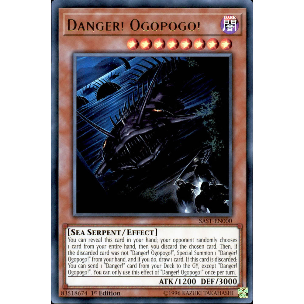 Danger! Ogopogo! SAST-EN000 Yu-Gi-Oh! Card from the Savage Strike Set