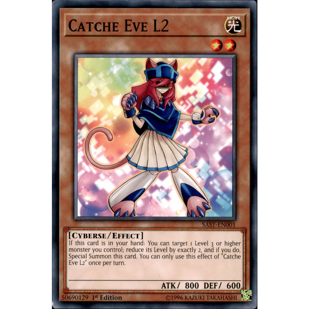 Catche Eve L2 SAST-EN001 Yu-Gi-Oh! Card from the Savage Strike Set