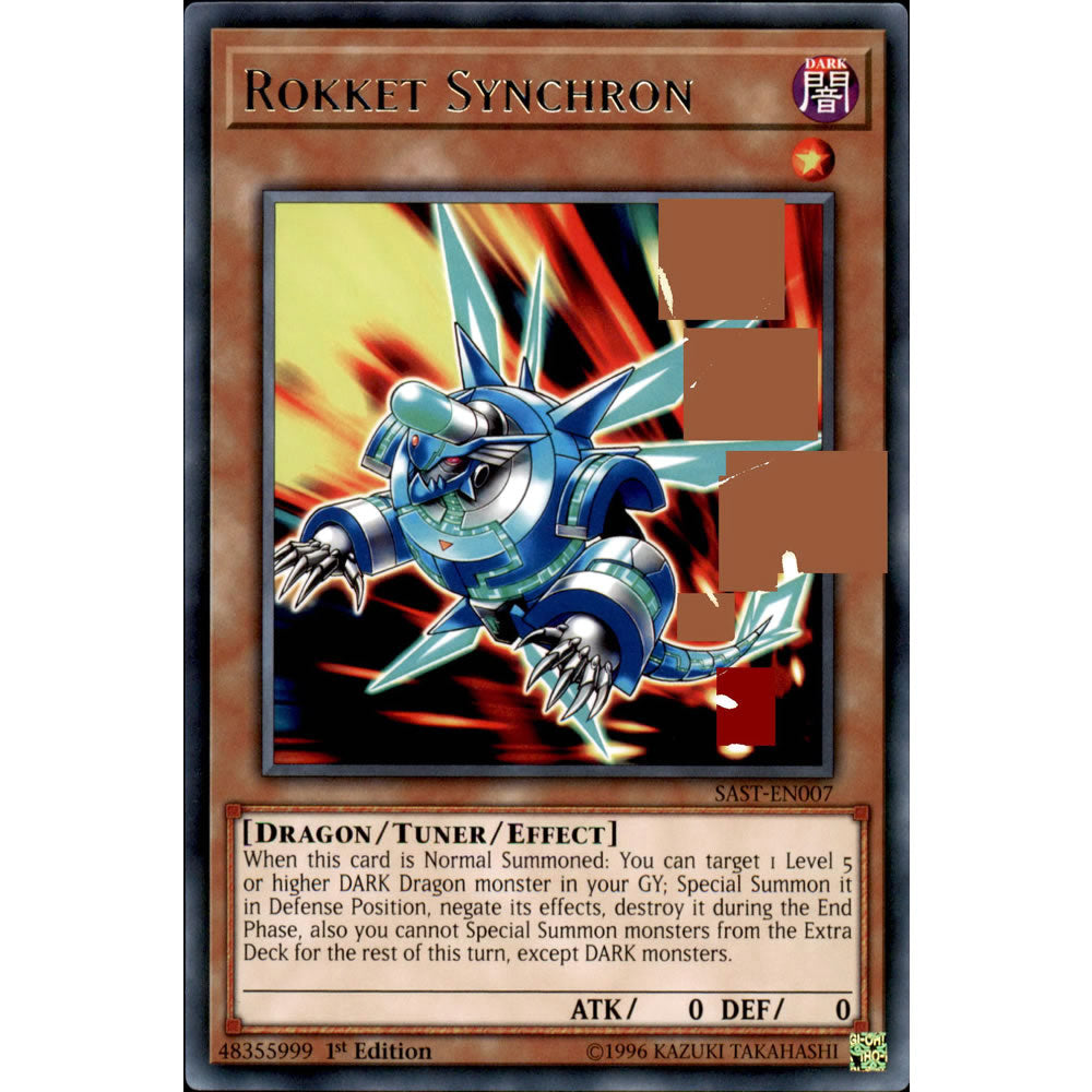Rokket Synchron SAST-EN007 Yu-Gi-Oh! Card from the Savage Strike Set