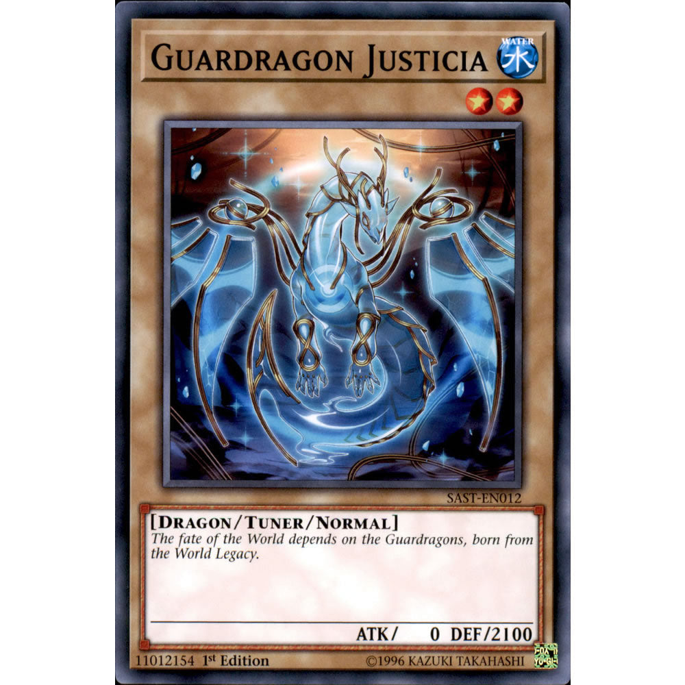 Guardragon Justicia SAST-EN012 Yu-Gi-Oh! Card from the Savage Strike Set