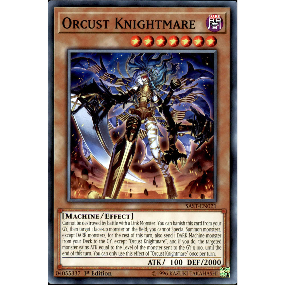 Orcust Knightmare SAST-EN021 Yu-Gi-Oh! Card from the Savage Strike Set