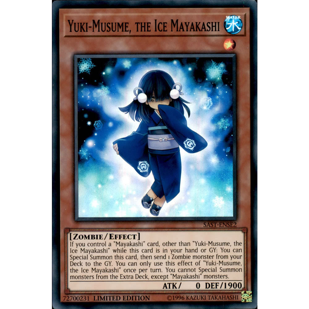 Yuki-Musume, the Ice Mayakashi SAST-ENSE2 Yu-Gi-Oh! Card from the Savage Strike Special Edition Set