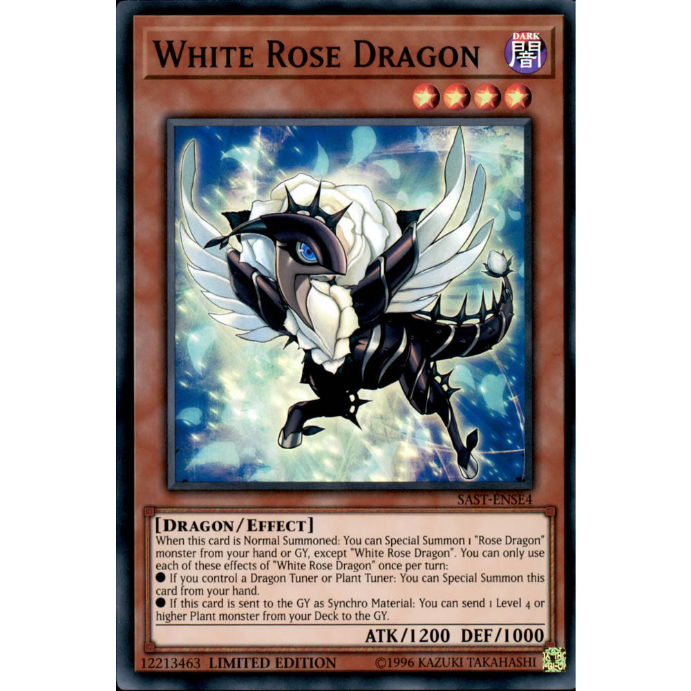 White Rose Dragon SAST-ENSE4 Yu-Gi-Oh! Card from the Savage Strike Special Edition Set