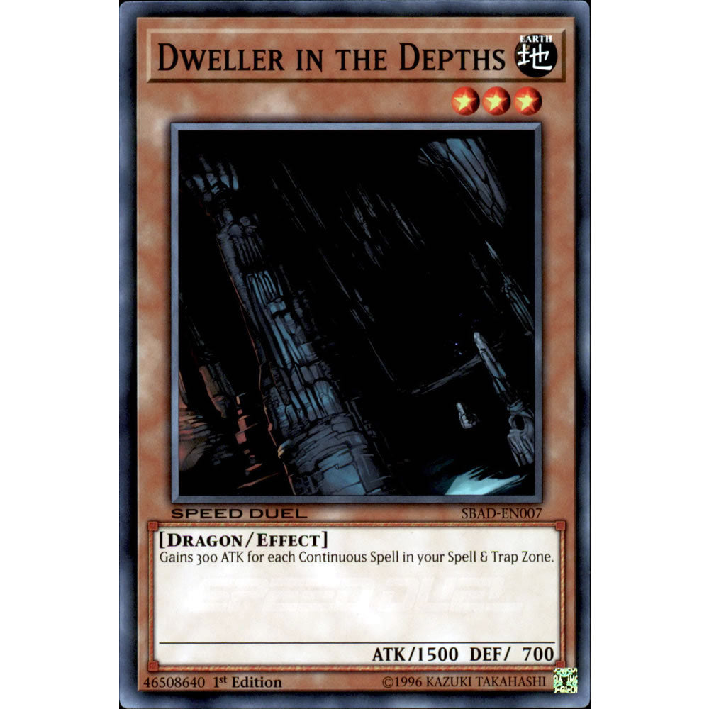 Dweller in the Depths SBAD-EN007 Yu-Gi-Oh! Card from the Speed Duel: Attack from the Deep Set
