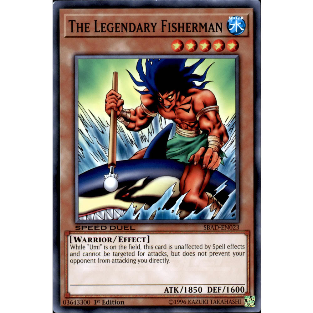 The Legendary Fisherman SBAD-EN023 Yu-Gi-Oh! Card from the Speed Duel: Attack from the Deep Set