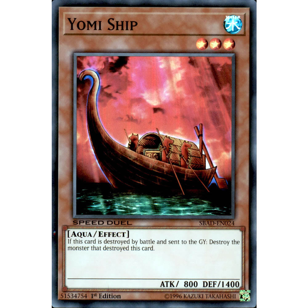 Yomi Ship SBAD-EN024 Yu-Gi-Oh! Card from the Speed Duel: Attack from the Deep Set