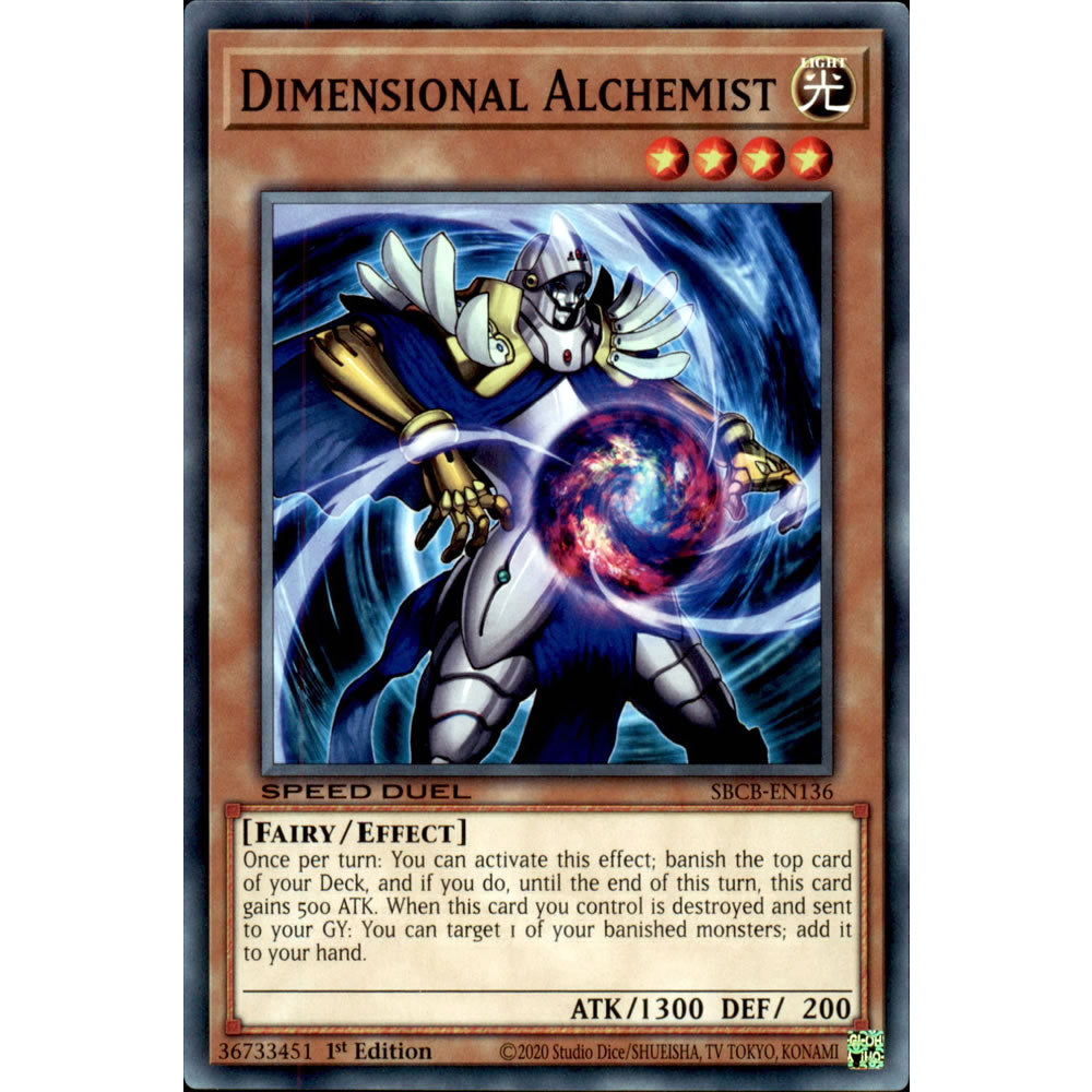 Dimensional Alchemist SBCB-EN136 Yu-Gi-Oh! Card from the Speed Duel: Battle City Set