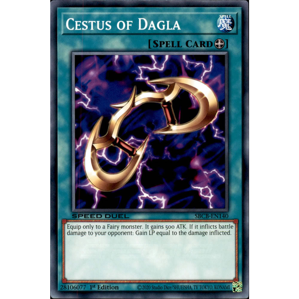 Cestus of Dagla SBCB-EN140 Yu-Gi-Oh! Card from the Speed Duel: Battle City Set