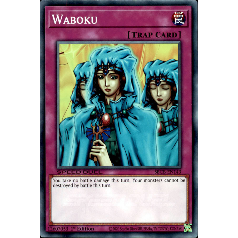 Waboku SBCB-EN143 Yu-Gi-Oh! Card from the Speed Duel: Battle City Set