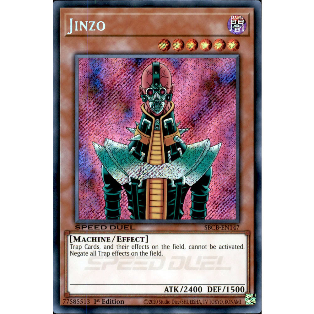 yugioh card jinzo Jinzo SBCB-EN147 Yu-Gi-Oh! Card