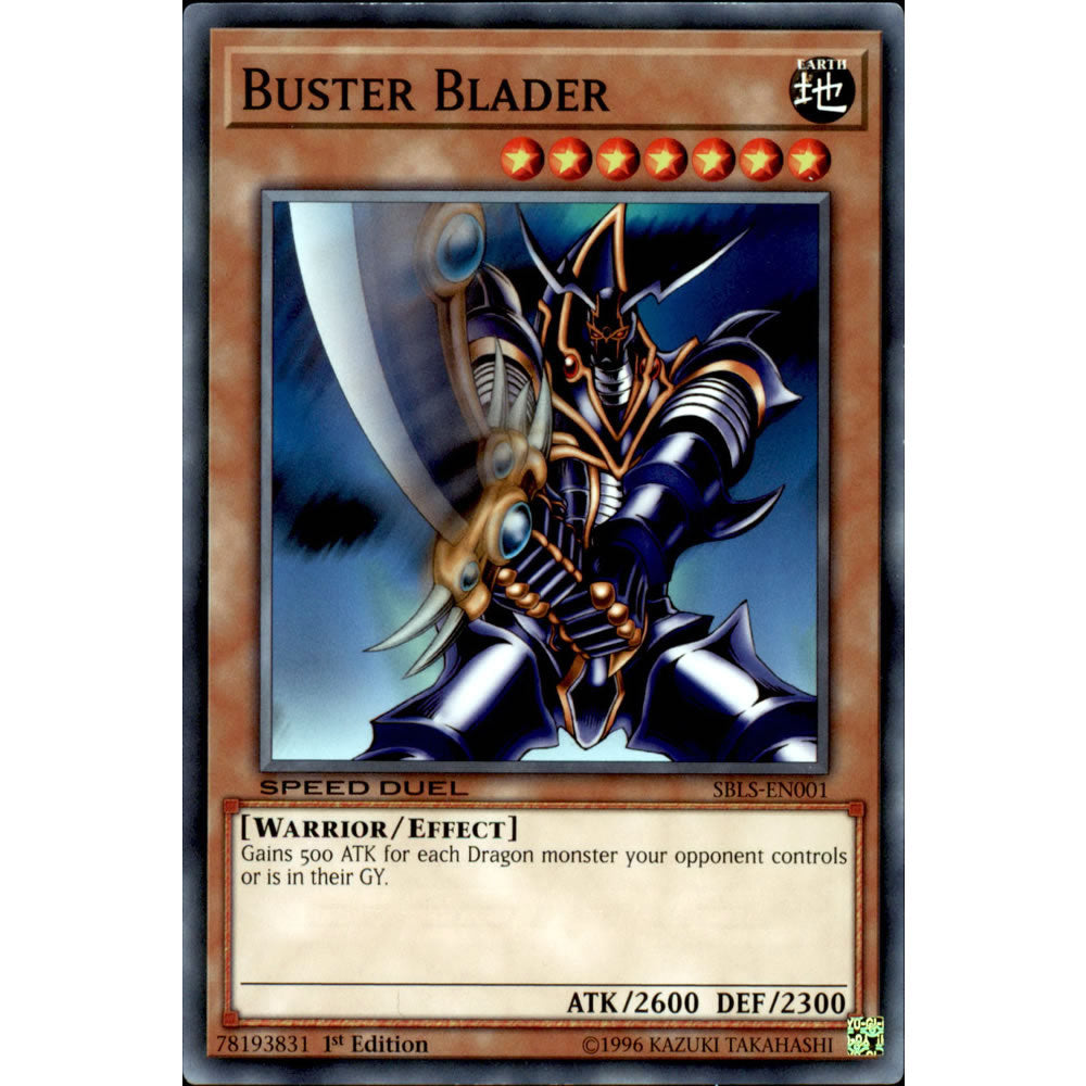 Buster Blader SBLS-EN001 Yu-Gi-Oh! Card from the Speed Duel: Arena of Lost Souls Set