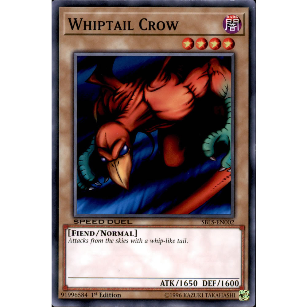 Whiptail Crow SBLS-EN002 Yu-Gi-Oh! Card from the Speed Duel: Arena of Lost Souls Set