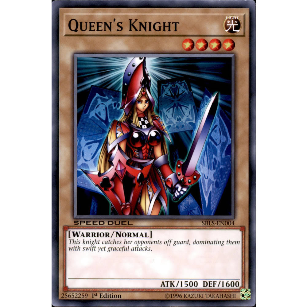 Queen's Knight SBLS-EN004 Yu-Gi-Oh! Card - Deckboosters Queen's Knight SBLS-EN004 Yu-Gi-Oh! Card - Deckboosters