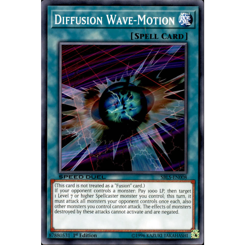 Diffusion Wave-Motion SBLS-EN008 Yu-Gi-Oh! Card from the Speed Duel: Arena of Lost Souls Set
