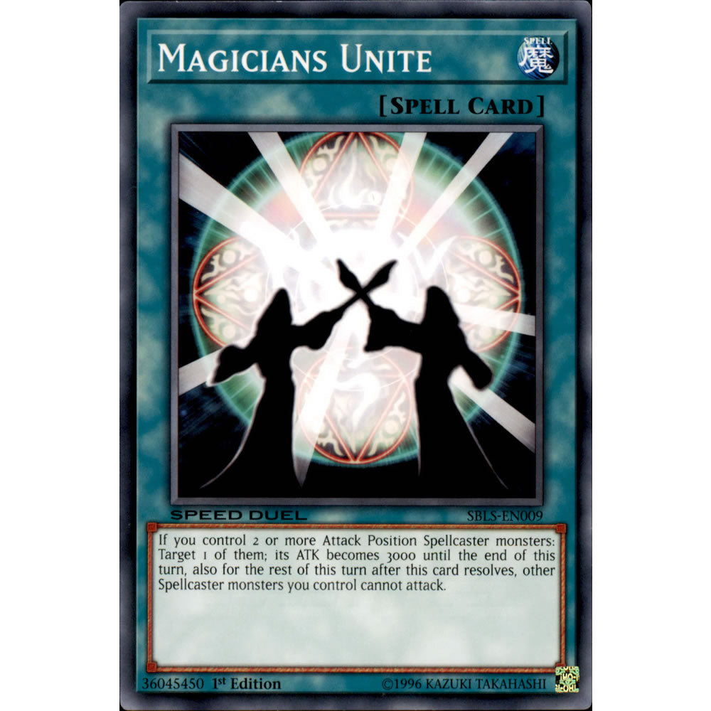 Magicians Unite SBLS-EN009 Yu-Gi-Oh! Card from the Speed Duel: Arena of Lost Souls Set