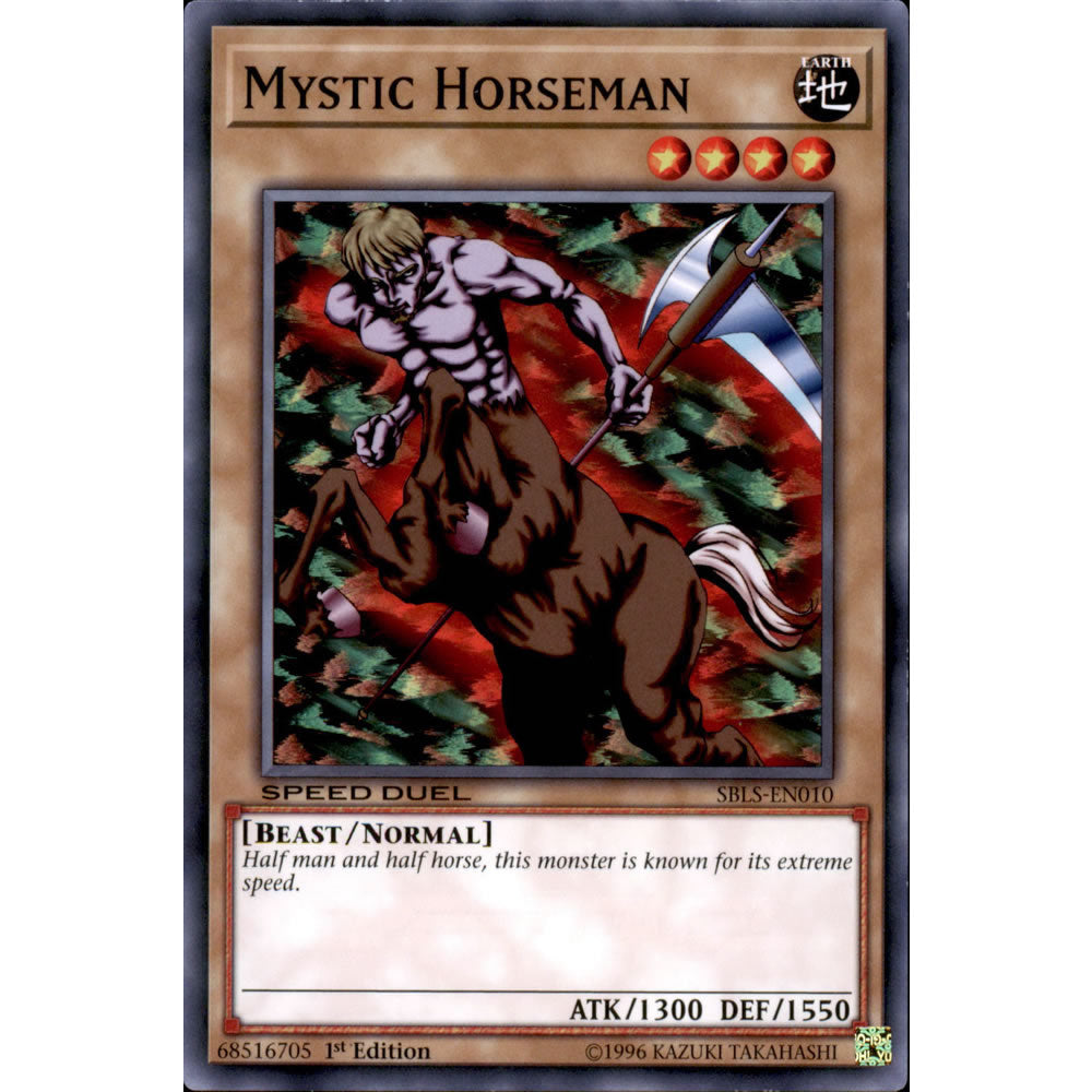 Mystic Horseman SBLS-EN010 Yu-Gi-Oh! Card from the Speed Duel: Arena of Lost Souls Set