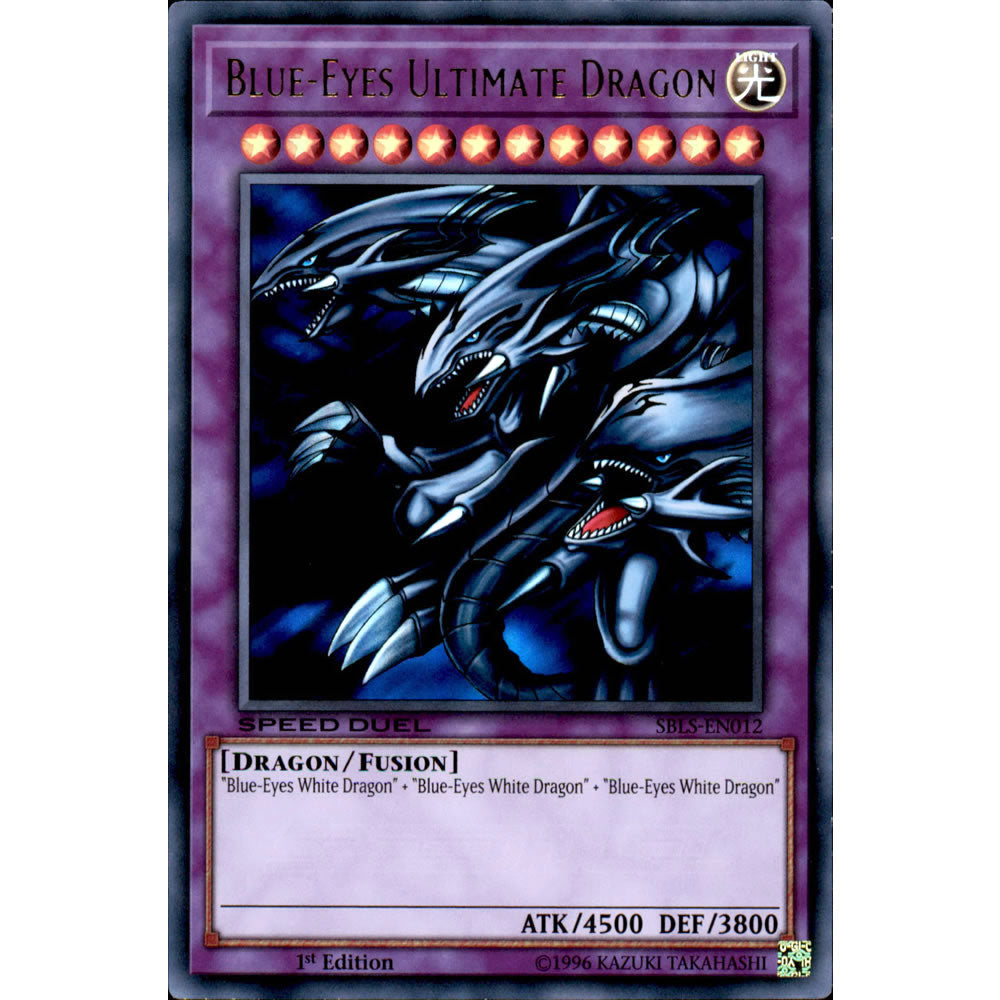 Blue-Eyes Ultimate Dragon SBLS-EN012 Yu-Gi-Oh! Card from the Speed Duel: Arena of Lost Souls Set