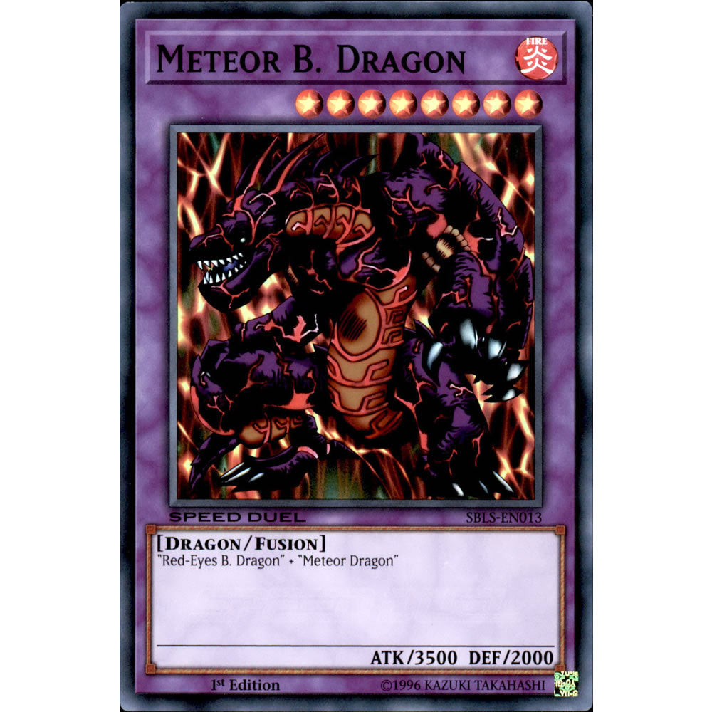 Meteor B. Dragon SBLS-EN013 Yu-Gi-Oh! Card from the Speed Duel: Arena of Lost Souls Set