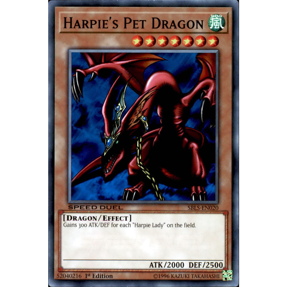 Harpie's Pet Dragon SBLS-EN020 Yu-Gi-Oh! Card from the Speed Duel: Arena of Lost Souls Set
