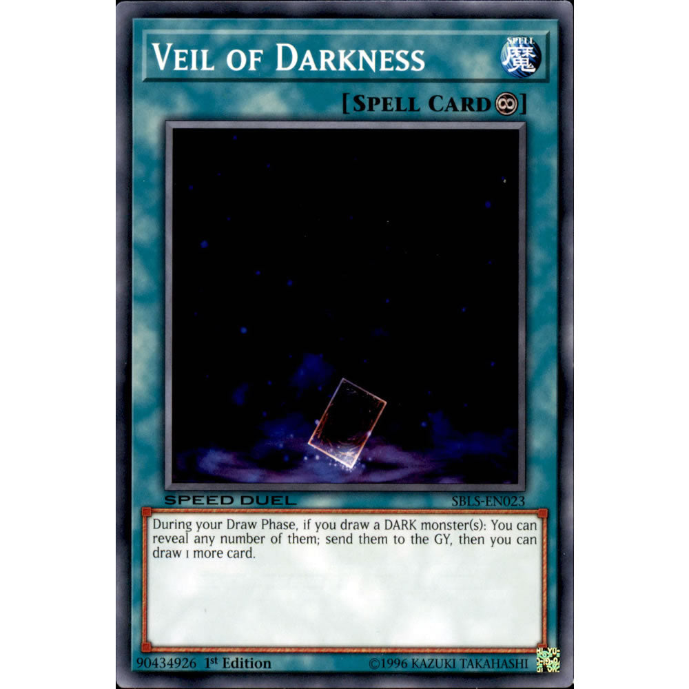Veil of Darkness SBLS-EN023 Yu-Gi-Oh! Card from the Speed Duel: Arena of Lost Souls Set