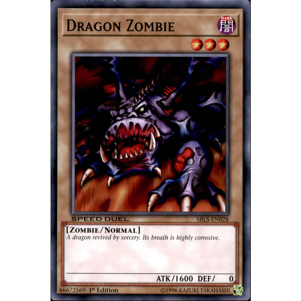 Dragon Zombie SBLS-EN028 Yu-Gi-Oh! Card from the Speed Duel: Arena of Lost Souls Set