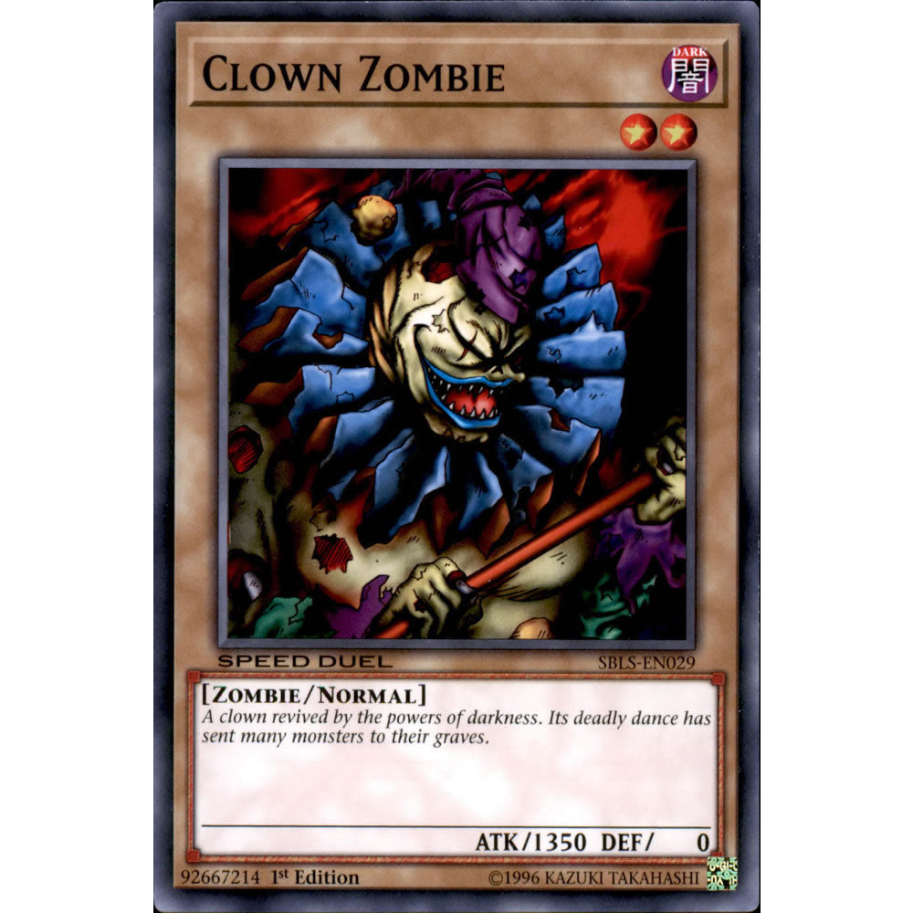 Clown Zombie SBLS-EN029 Yu-Gi-Oh! Card from the Speed Duel: Arena of Lost Souls Set