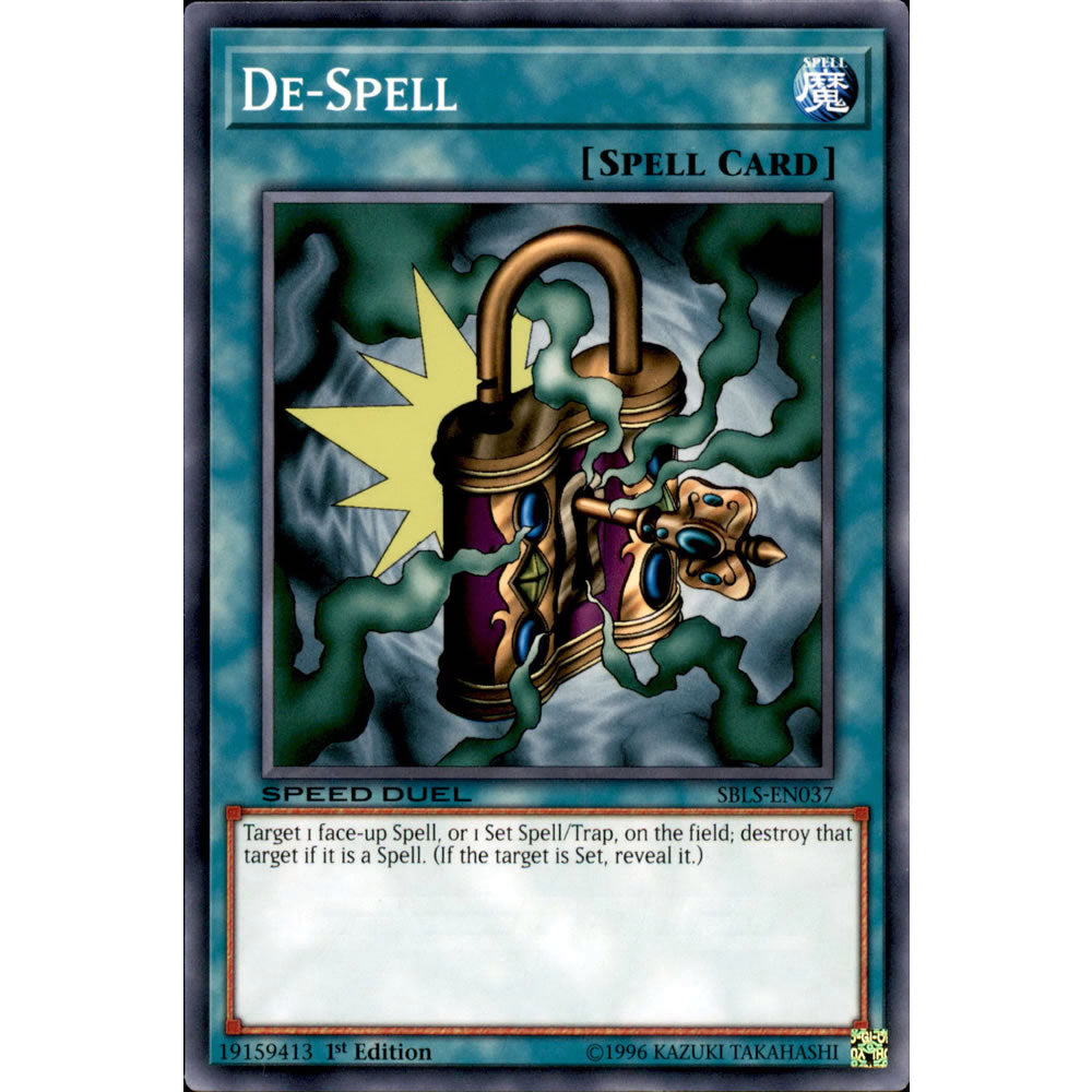 De-Spell SBLS-EN037 Yu-Gi-Oh! Card from the Speed Duel: Arena of Lost Souls Set