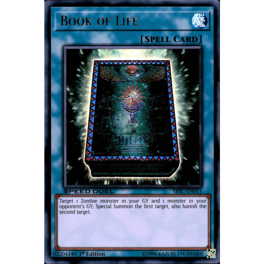 Book of Life SBSC-EN013 Yu-Gi-Oh! Card from the Speed Duel: Scars of Battle Set
