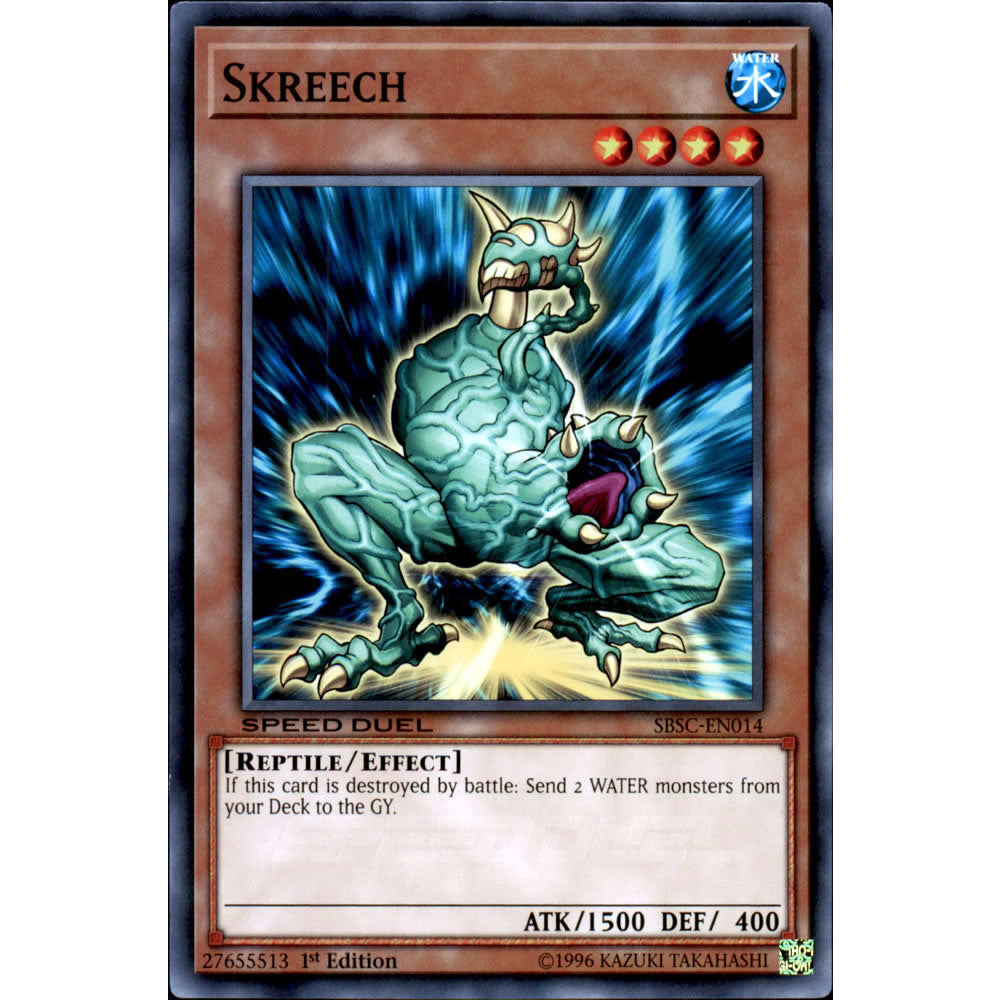 Skreech SBSC-EN014 Yu-Gi-Oh! Card from the Speed Duel: Scars of Battle Set