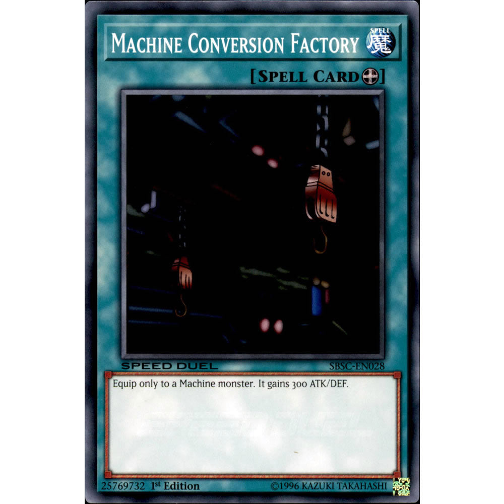Machine Conversion Factory SBSC-EN028 Yu-Gi-Oh! Card from the Speed Duel: Scars of Battle Set