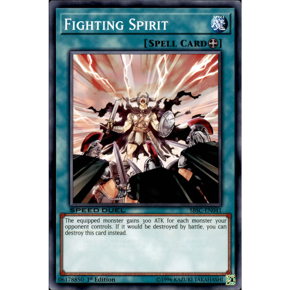 Fighting Spirit SBSC-EN041 Yu-Gi-Oh! Card from the Speed Duel: Scars of Battle Set