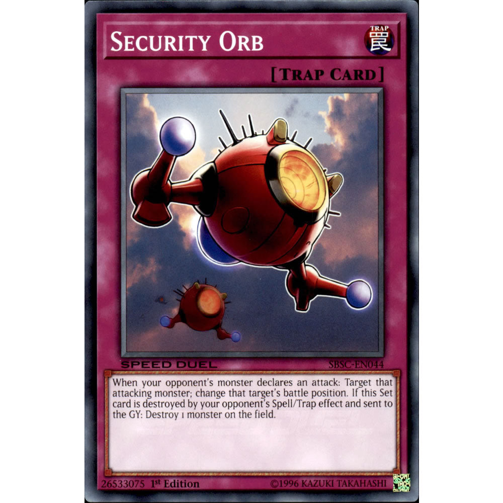Security Orb SBSC-EN044 Yu-Gi-Oh! Card from the Speed Duel: Scars of Battle Set
