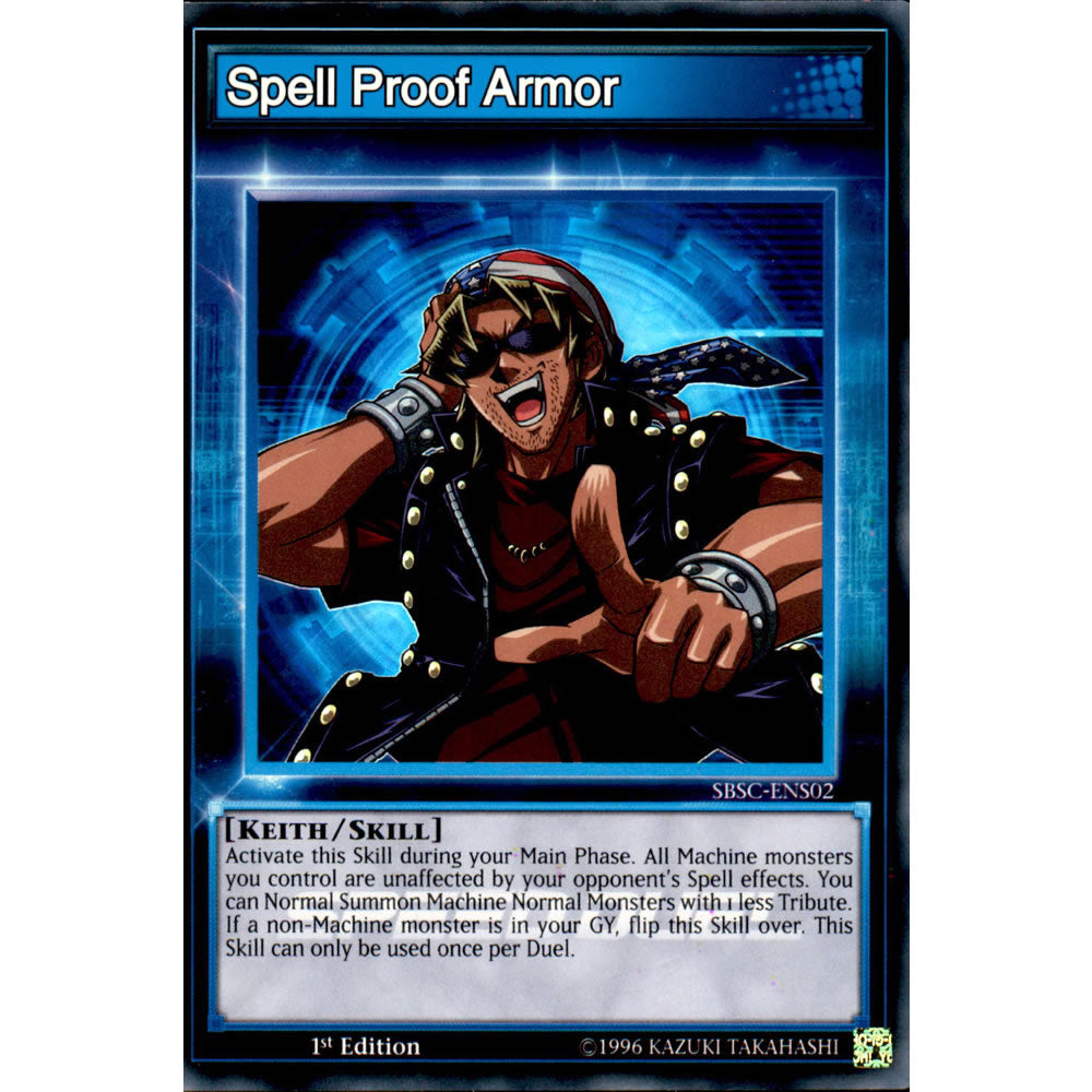 Spell Proof Armor SBSC-ENS02 Yu-Gi-Oh! Card from the Speed Duel: Scars of Battle Set