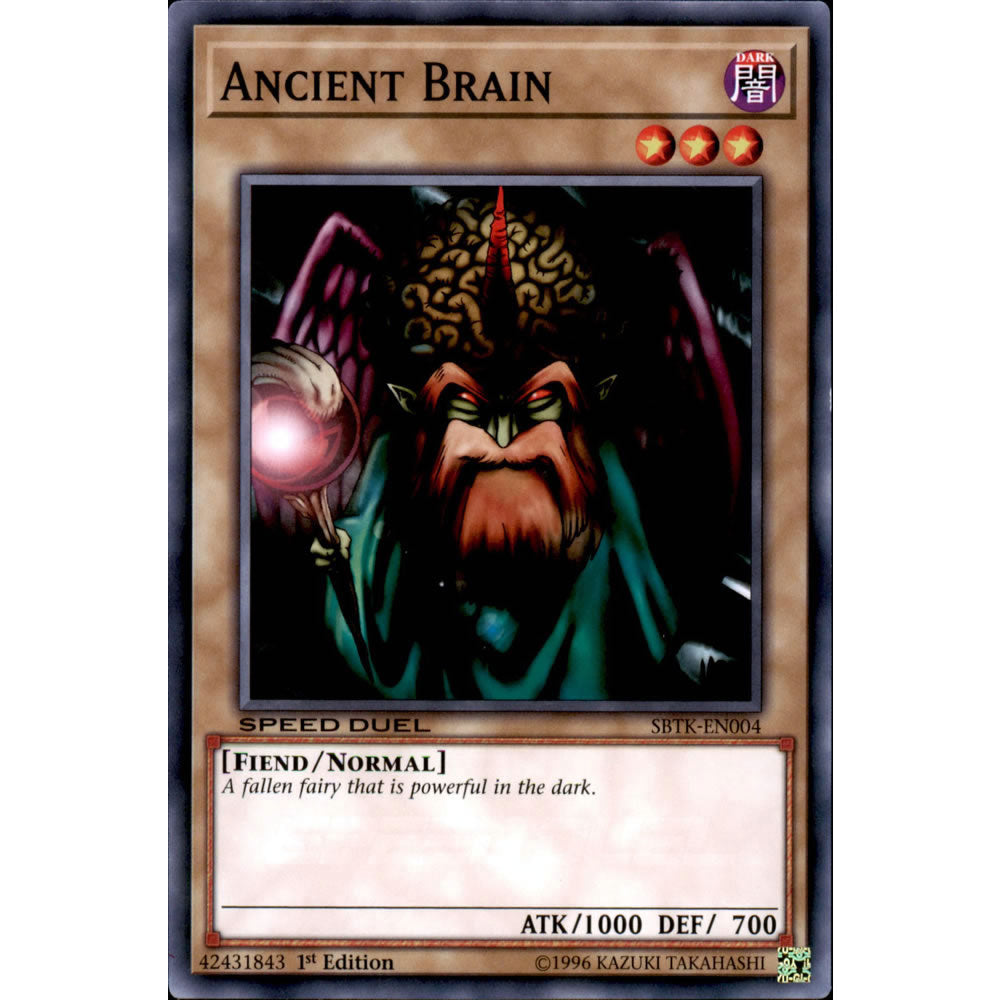 Ancient Brain SBTK-EN004 Yu-Gi-Oh! Card from the Speed Duel: Trials of the Kingdom Set