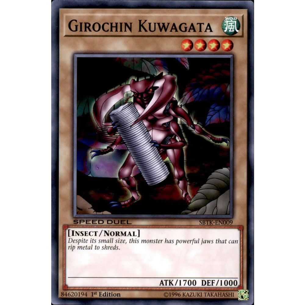 Girochin Kuwagata SBTK-EN009 Yu-Gi-Oh! Card from the Speed Duel: Trials of the Kingdom Set