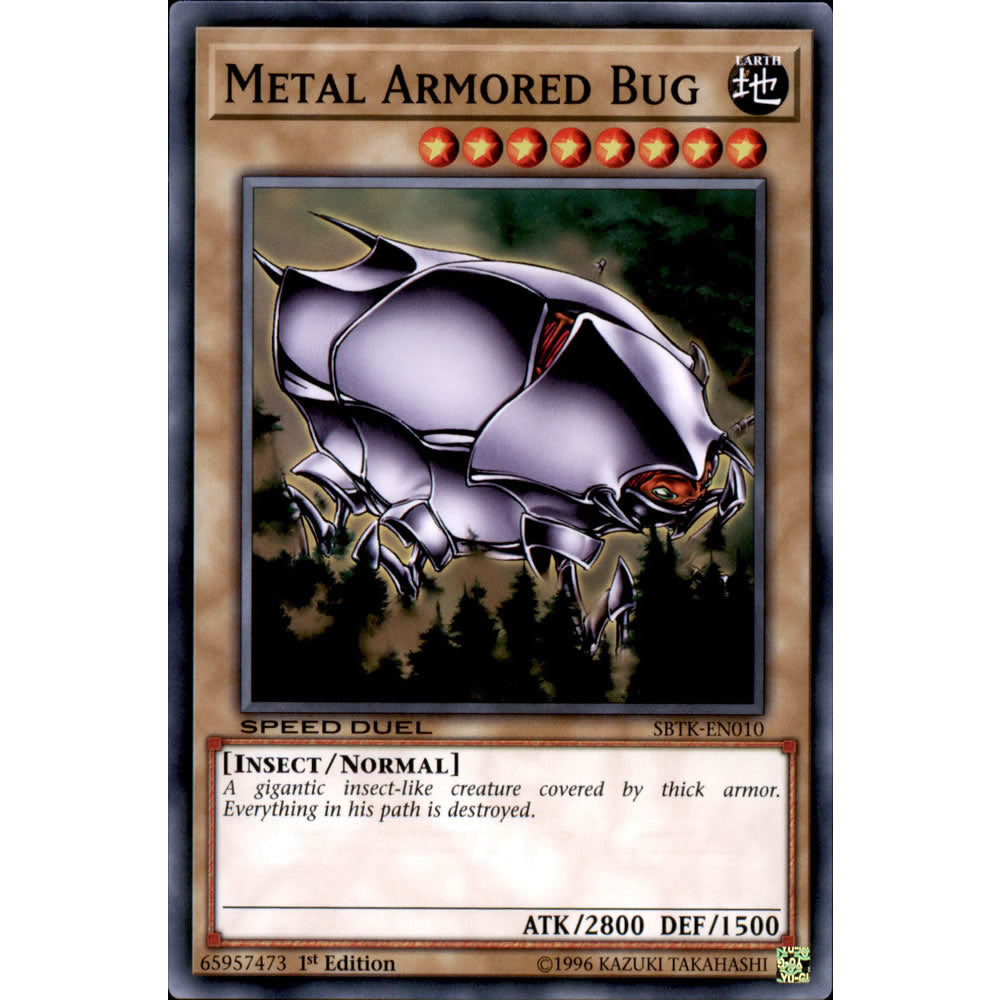 Metal Armored Bug SBTK-EN010 Yu-Gi-Oh! Card from the Speed Duel: Trials of the Kingdom Set