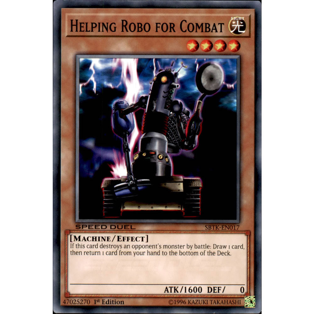 Helping Robo for Combat SBTK-EN017 Yu-Gi-Oh! Card from the Speed Duel: Trials of the Kingdom Set
