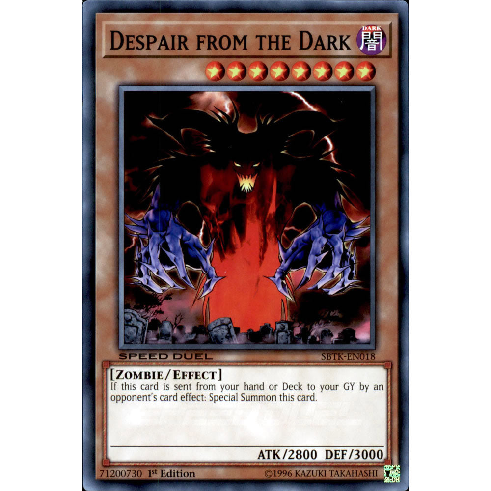 Despair from the Dark SBTK-EN018 Yu-Gi-Oh! Card from the Speed Duel: Trials of the Kingdom Set