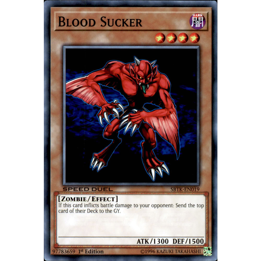 Blood Sucker SBTK-EN019 Yu-Gi-Oh! Card from the Speed Duel: Trials of the Kingdom Set