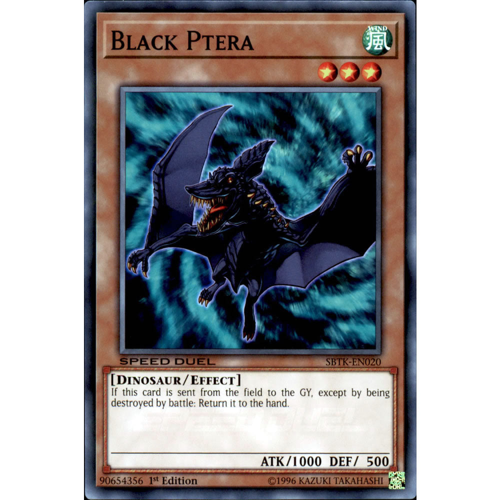 Black Ptera SBTK-EN020 Yu-Gi-Oh! Card from the Speed Duel: Trials of the Kingdom Set