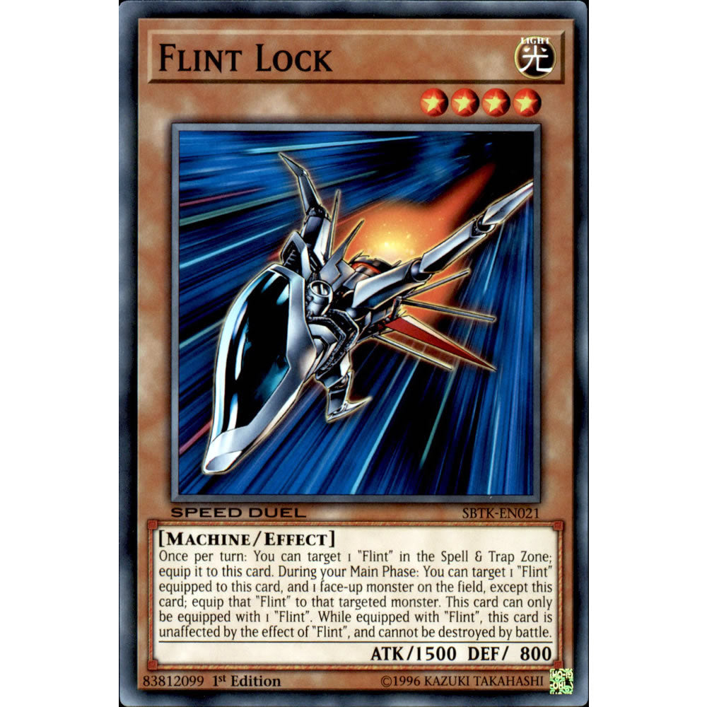 Flint Lock SBTK-EN021 Yu-Gi-Oh! Card from the Speed Duel: Trials of the Kingdom Set